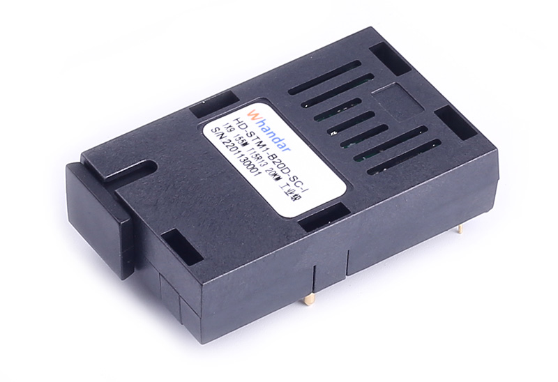 Industrial 1X9 155M Optical Module Single mode single fiber 20Km