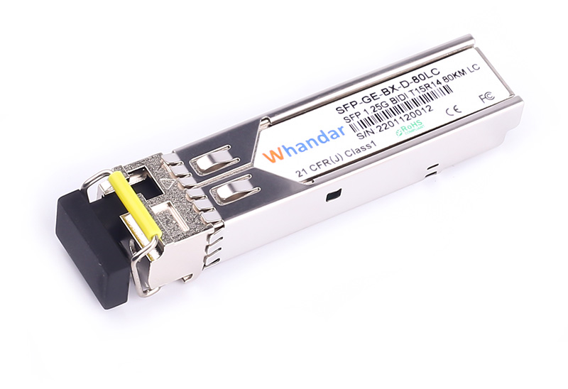 SFP-1G-BX-80D Compatible SFP BIDI 80KM TX1550nm/RX1490nm Simplex LC SC Optical Transceiver Module