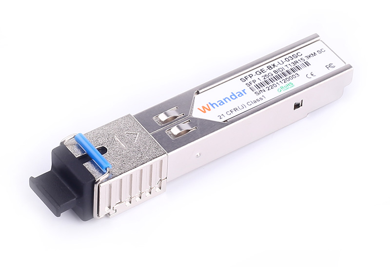 SFP-1G-BX-03U Compatible SFP BIDI TX1310nm/RX1550nm 3KM Simplex SC SMF Optical Transceiver Module