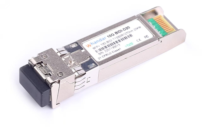 SFP-10G-BIDI-10D 10G SFP+ BIDI TX1330nm RX1270nm 10km LC Fiber Optic Transceiver