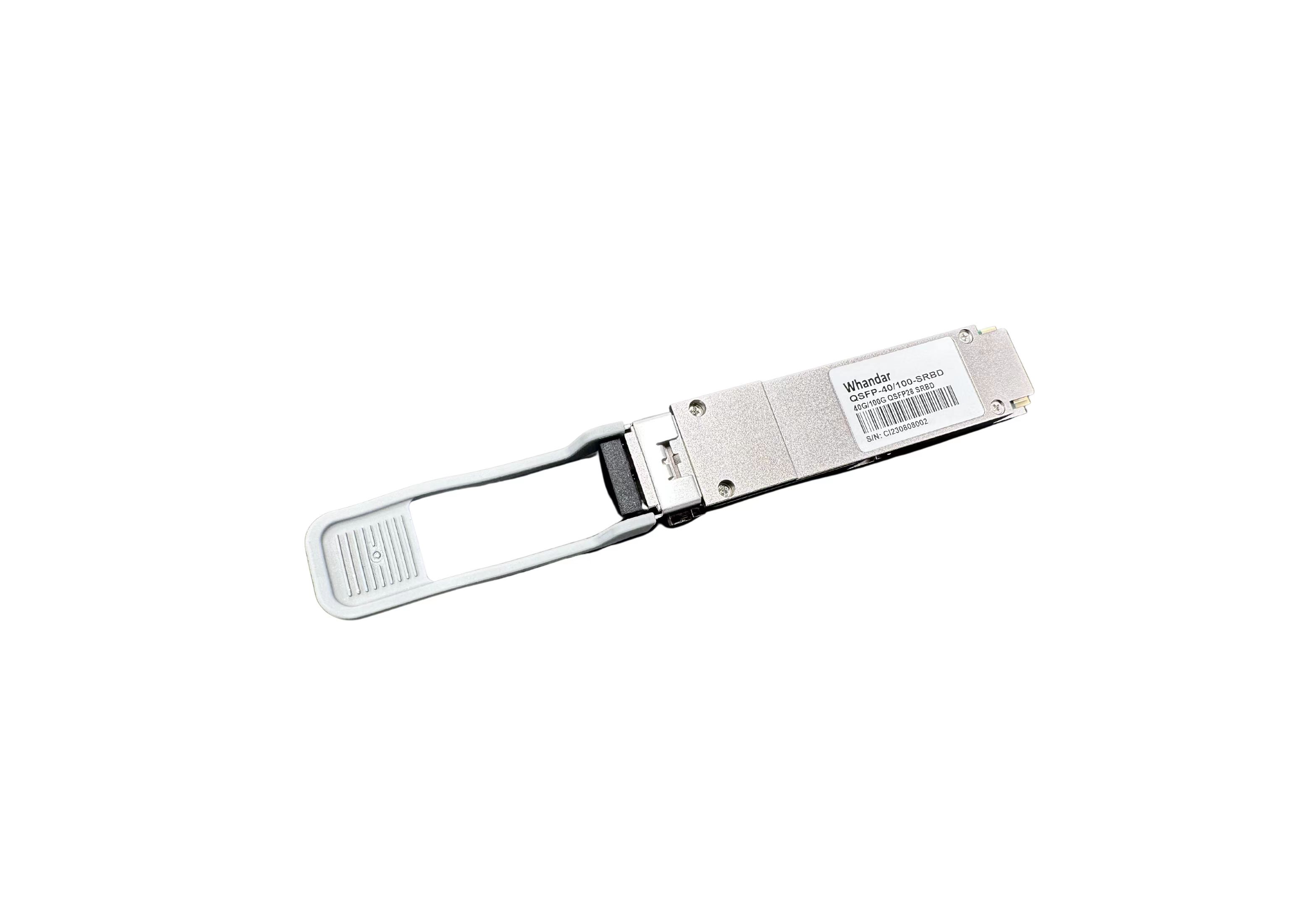 QSFP-40G/100G-SRBD Dual Rate 40G/100G QSFP28 BIDI 850nm & 900nm 100m LC MMF DDM Optical Transceiver