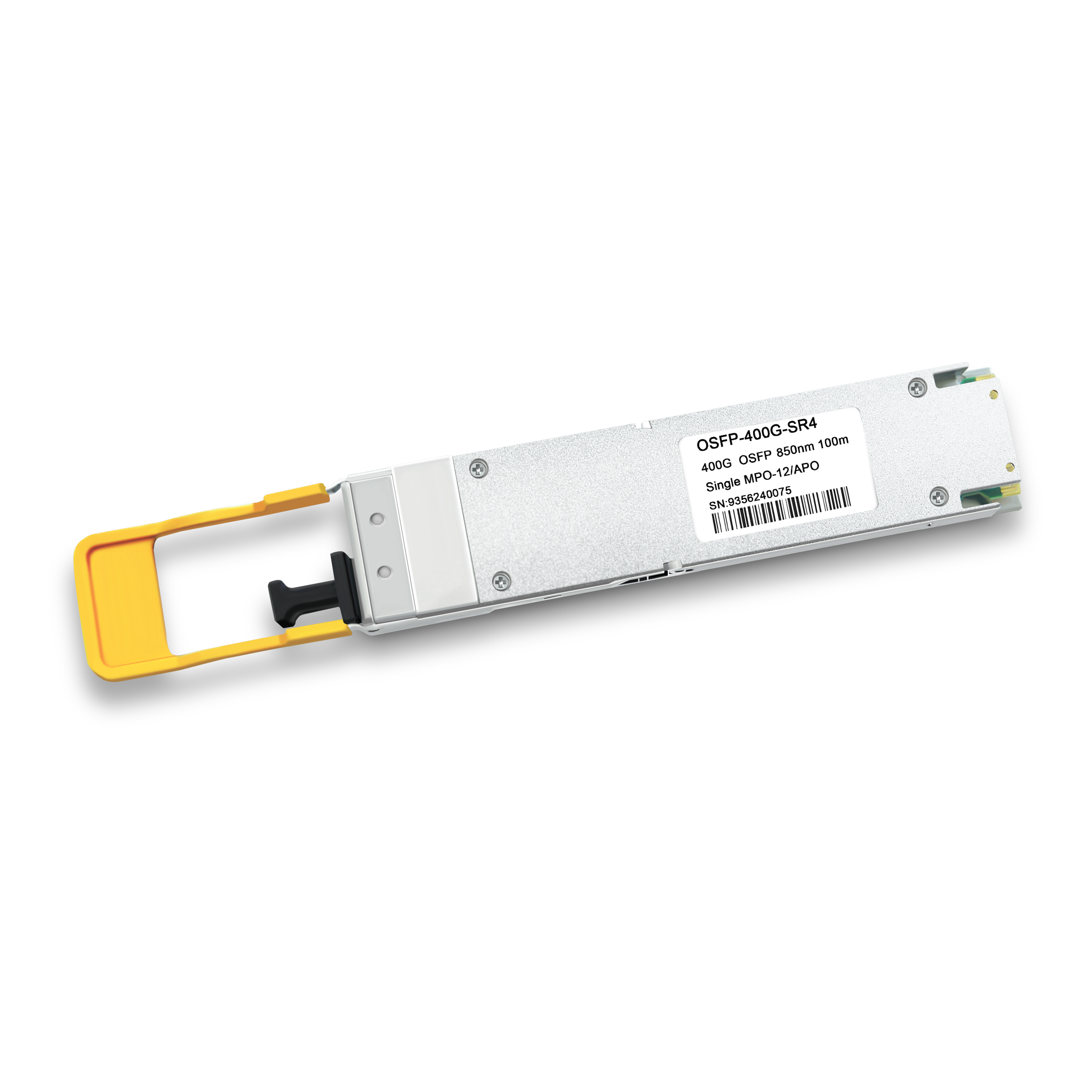 OSFP-400G-SR4 400G SR4 OSFP PAM4 850nm 100m DOM MTP/MPO-12 APC MMF Transceiver Module Flat Top