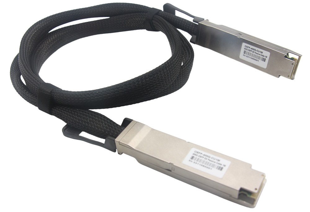 OSFP-400G-DAC 400G OSFP Direct Attach Cable, Passive, Twinax Copper