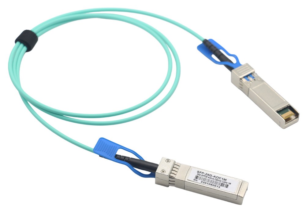 25G AOC Cable SFP28 to SFP28 Active Optical Cable