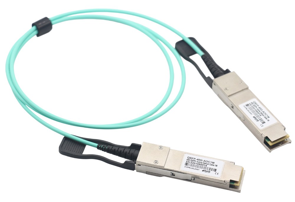 40G AOC Cable QSFP+ to QSFP+ Active Optical Cable